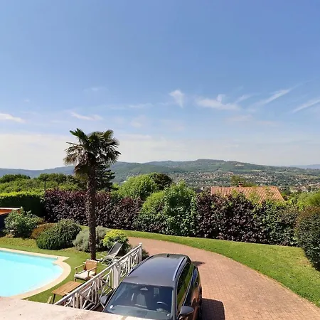 Palmera - Maison Dexception Avec Piscine Et Vue Panoramique * Montanay